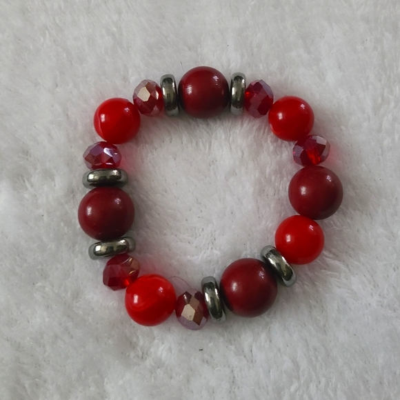 L & L Stretch Bracelet for Women, Strand Wrap Wristbands Elastic Beaded Bracelet - Picture 5 of 5